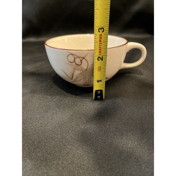 Lot of 5 VTG MCM Winfield Passion Flower the Creamer with 4 Coffee Cups USA - Picture 15 of 16